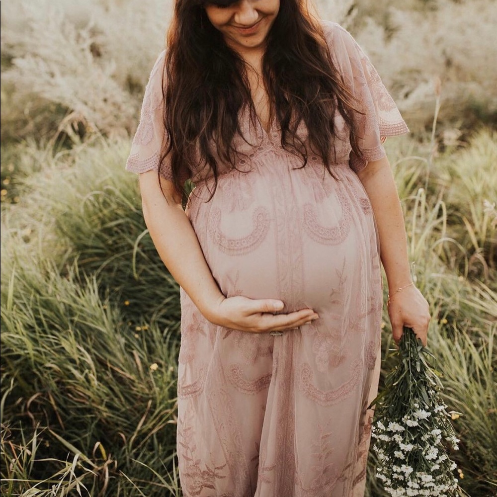 Lace Maternity  Dress